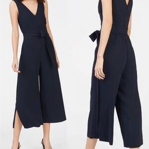 Club Monaco V Neck Black Jump Suit